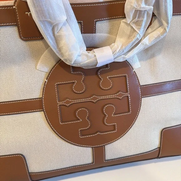 Tory Burch Brown and Cream Tote - Picture 3 of 6